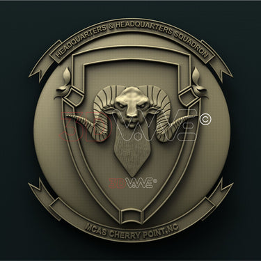 MCAS CHERRY POINT, HEADQUARTERS AND HEADQUARTERS SQUADRON 3D STL 3DWave